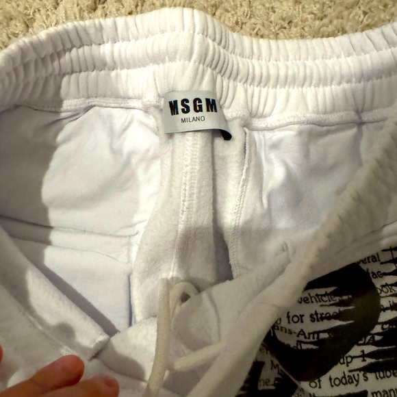 MSGM newsprint sweatpants M - Picture 2 of 5